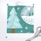 Whimsical Woodland Animals Nordic Christmas Winter Squirrel Deer Fox Trees Forest Scandinavian Cute Animals Holly Winter Berries Custom Printed Fabric by Spoonflower Various Fabrics by the Yard or Fat Quarter